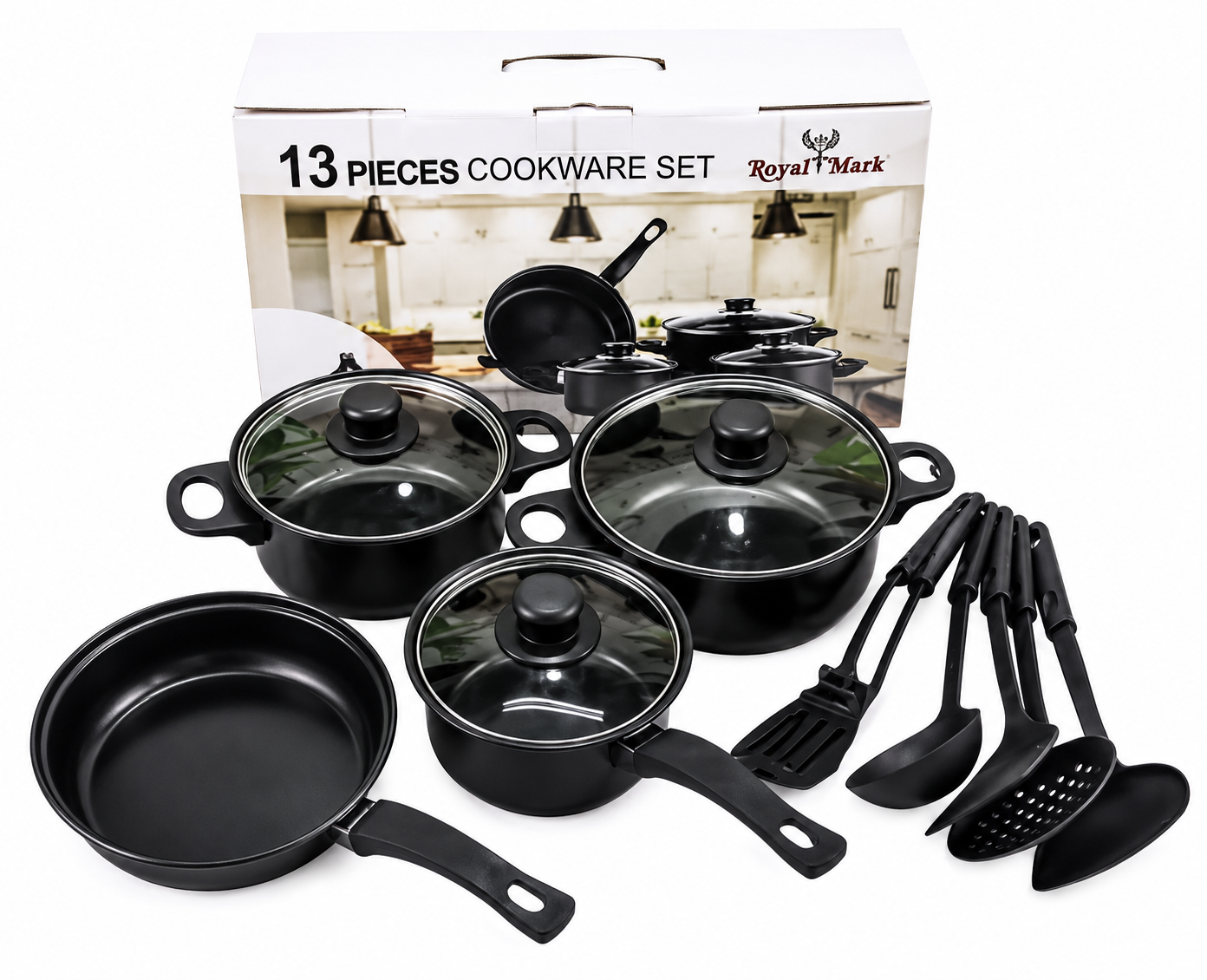 🔥 OFERTA ESPECIAL | Juego de Ollas X 13 Piezas + Amasador de Ajo GRATIS